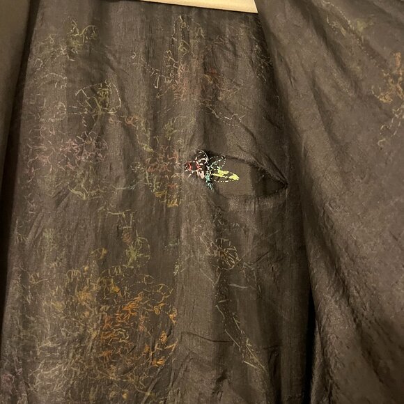 Golden Bee Silk Robe - Picture 7 of 7